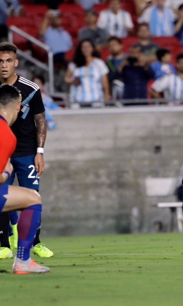Without Messi, Argentina plays 0-0 friendly draw with Chile